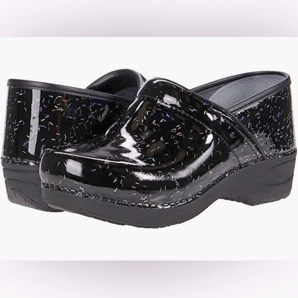DANSKO XP 2.0 Clogs Women's Dansko 38 7.5-8 Rainbow Flecks Confetti Sprinkles - Picture 7 of 14